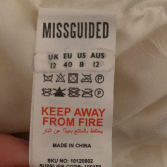 Missguided Teddy Coat size 8 - Picture 3 of 4